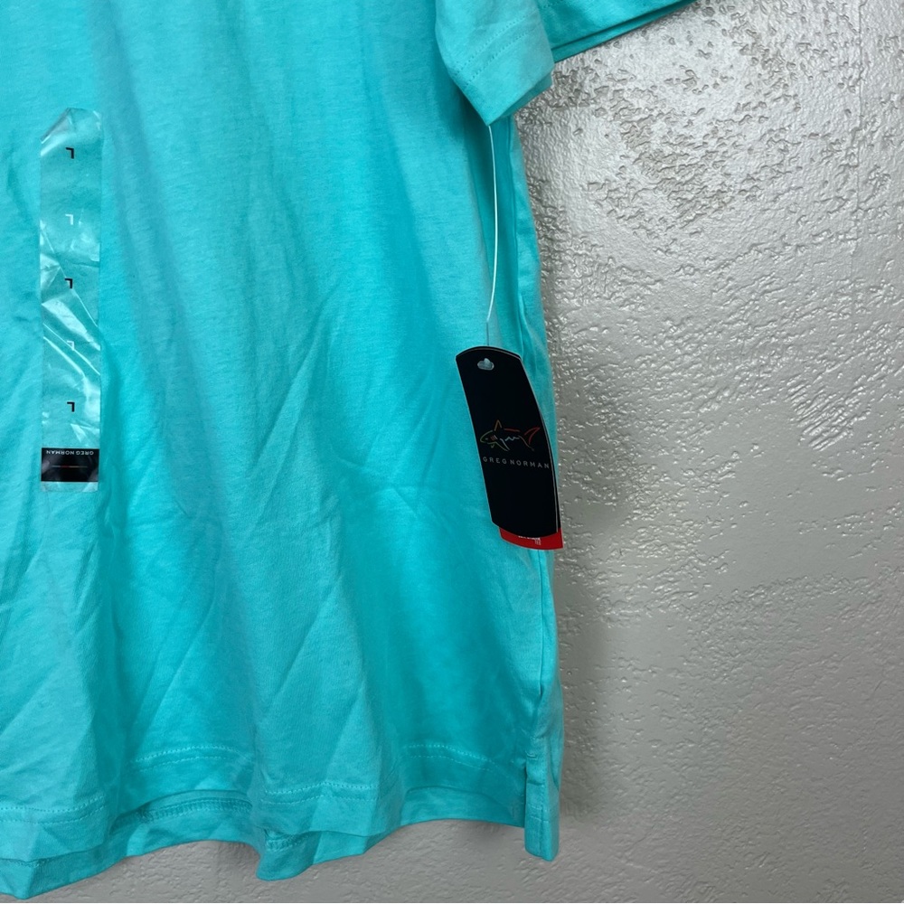 Greg Norman men‎ short sleeve classic comfort green shirt size large - Picture 7 of 11